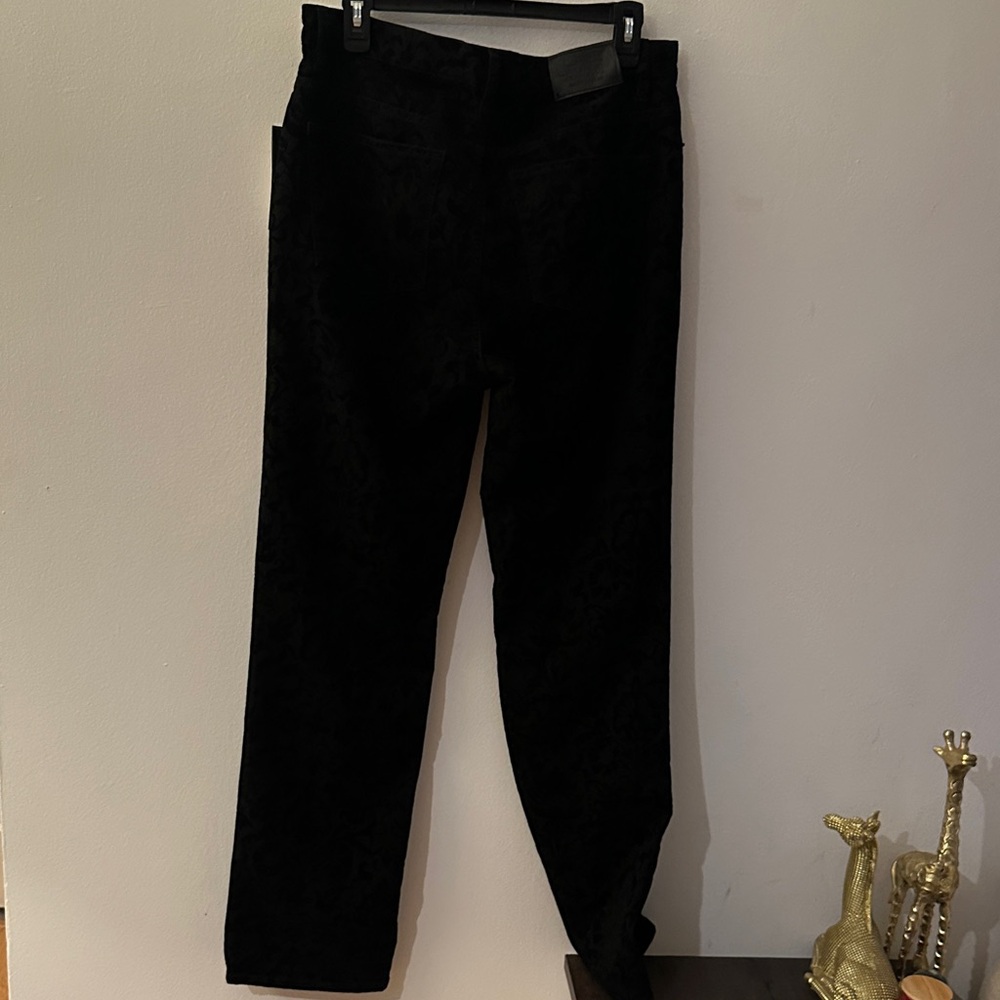 Lauren Ralph Lauren Black Floral Straight Leg Pants - Picture 7 of 10